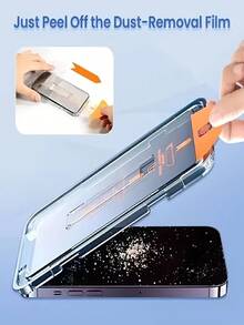 4片裝全螢幕鋼化玻璃螢幕保護貼，相容 iPhone 17/16/15/14/13/12/11/17 Pro Max/16 Pro Max/17 Pro/15 Pro/Plus/Mini/X/XR/XS Max/Air/7/8/SE2/SE3，超清晰鋼化玻璃膜，9H+ 硬度，防刮防指紋，相容手機殼 - 4件 - 查看 3