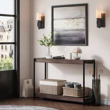 Sofa & Console Tables - Brown - View 4