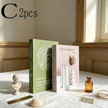 2/3pcs Home Fashion Faux Book Decor, Luxury Decorative Books, Living Room Decor, Home Decor, Coffee Table Books, Modern Fashion Decorative Books, Stackable Display Books, Hotel Decor, Gift - Decor Book - View 14