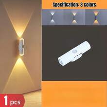 New Magnetic Wall Light, USB Rechargeable Night Light, Smart Sensor Wall Light, Cat Eye Design Atmosphere Light, Drill-Free Installation, Adjustable Lighting, Hill Projection Light. Suitable For Hallway, Stairs, Living Room, Bedroom, Garden. Back To School, Birthday, Holiday Gift Night Light. - Multicolor - View 12