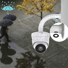6 Inch Base Wall Mount Bracket For Dome Cameras IP CCTV Universal Pole Holder - View 4