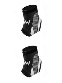 Sports Ankle Support, Suitable For Basketball, Football, Volleyball And Fitness, Unisex, Shock-Absorbing Function To Relieve Foot Fatigue, Equipped With Hook And Loop Heel Protection Design, Featuring Wrap-Around Compression Structure And Adjustable Ankle Support System. - Multicolor - View 10