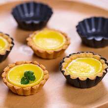 Durable Non-Stick Carbon Steel Tart Baking Pan, Multi-Purpose Mold For Egg Tarts, Cupcakes, Cakes, Desserts And Ice Cream Making - Multicolor - View 7