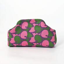 Regalo del Día de la Madre, Bolso de Mano de Punto con Estampado de Bloques de Color de Arte Abstracto, Bolsa de Playa Plegable, Cartera Ligera para Mujer, Bolsa de Maquillaje, Bolso Casual, Bolsa Organizadora de Viaje, Regalo Ideal para Vacaciones y Cumpleaños - Multicolor - Ver 15