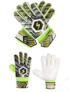 1 Pair Professional Goalkeeper Football Gloves, Anti-Slip Finger Protection, Essential For Match And Training, Back To School - Multicolor - View 9