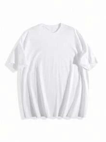 4-Pack Men's T-Shirts In Pure Cotton With Crew Neck And Print, Casual And Versatile, Ideal For Spring And Summer - 黑與白 - 查看 2