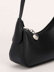1pc Cute & Princess Mini Handbag For Girls, Suitable For Daily Outings And Match With Outfits - Black - View 7