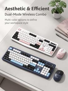 Acer Wireless Bluetooth Keyboard And Mouse Combo, Silent Office Typing, Universal Desktop PC Keyboard And Mouse Set - View 3