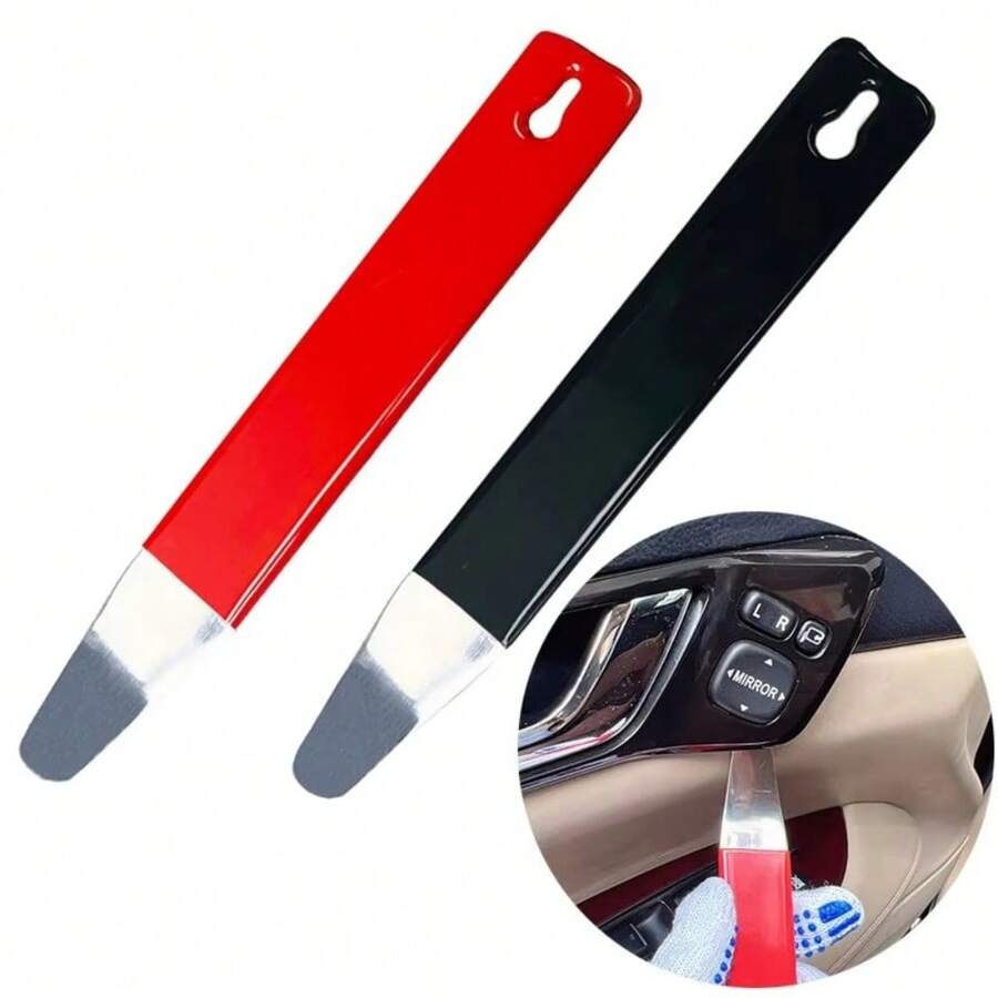 Car Interior Disassembly Tool, Trim Removal Pry Bar, Door Panel Audio Wiring Connector Fastener Removal Tool - A - View 1