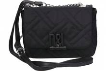 DEVOTA & LOMBA | Bolso Bandolera Devota&Lomba para Mujer – Bandolera Ajustable en Color Negro – Bolso Mediano con Cremallera y Clip – Varios Compartimentos – Estiloso – Versát - Schwarz - Übersicht 1