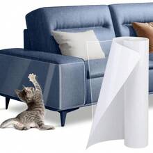 1 Roll Thick Transparent Sofa Protective Film Anti-Scratch, Waterproof, Easy To Tear And Cut, No ResidueSelf-Adhesive, Suitable For Furniture, Walls, MarbleTabletops And Kitchen Countertops - 45 cm X 300 cm - View 11