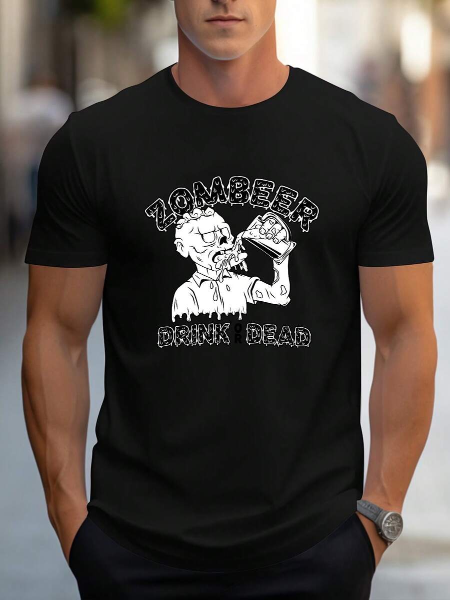 Camisetas de hombre - Negro - Ver 1