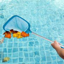 Professional Handheld Deep Leaf Skimmer Net With 33.02cm Aluminum Pole, Fine Mesh Deep Basket For Scooping Small Debris, Suitable For Spa, Hot Tub, Swimming Pool, Pond And Kids Inflatable Pool - A - View 10