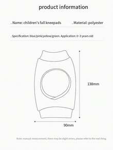 Baby Crawling Knee Pads Suitable For Babies Learning To Walk Indoors. Children's Anti-Fall Knee, Elbow, And Leg Protectors. - Pink - View 8