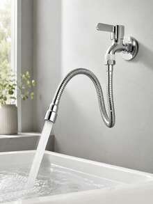 360° Flexible Rotatable Faucet Extender, Multi-Function Kitchen Sink Aerator, Anti-Splash Rotating Faucet Pressure Booster Accessory, Suitable For Kitchen And Bathroom Cleaning Scenarios, Dishwashing, Cleaning, Pet Bathing, Essential For Homeowners And Renters, Perfect As Christmas, New Year And Housewarming Gift - Faucet Extension Tube - View 1