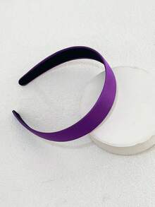 6pcs Women's Solid Color Fashion Minimalist Versatile Hair Headbands - Multicolor - View 7