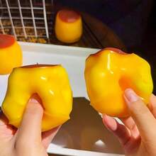 1PC New Highly Attractive Pudding Handmade Squeeze Ball - Birthday Gift - Ideal Gift - Surprise Gift - Holiday Gift - Couple Gift - Gift - Christmas Gift - Exquisite Gift For Game Enthusiasts - Gift - Squeeze - Stress Relief Essential - Squishy - Multicolor - View 3