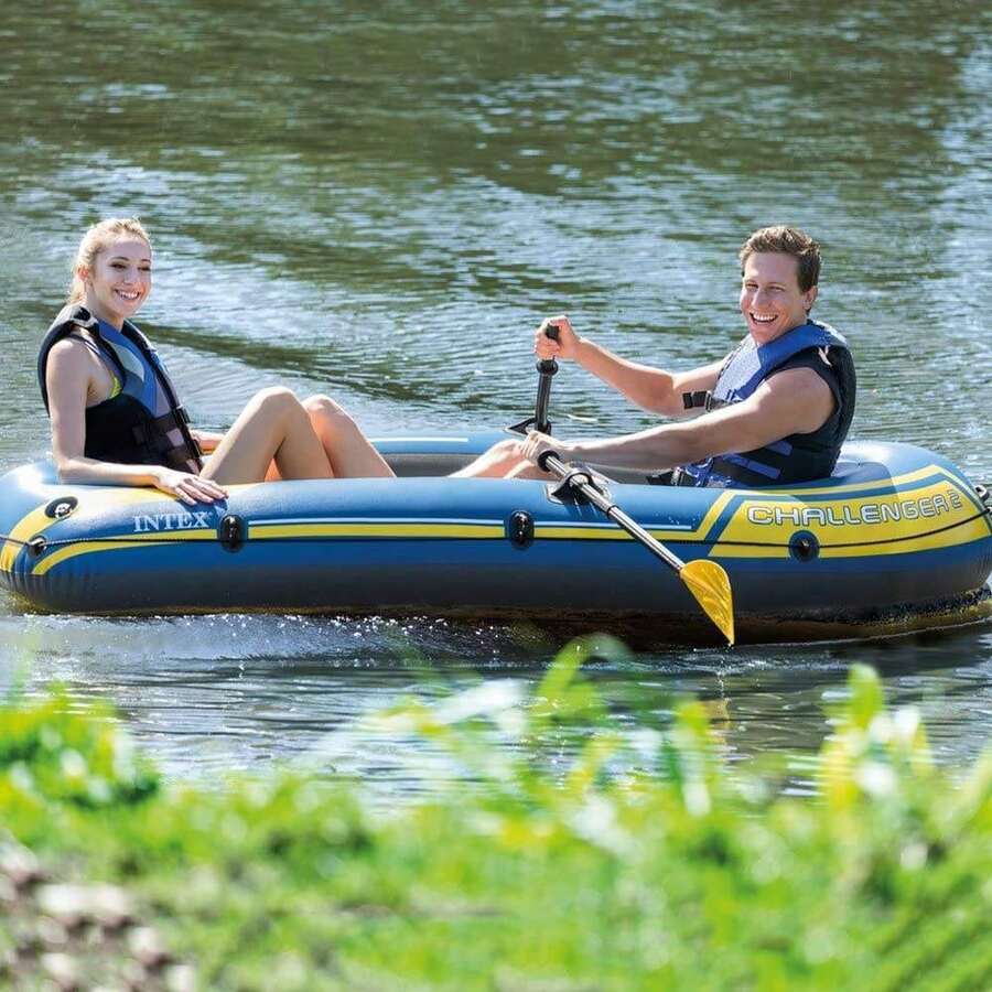 Inflatable Rafting Boat, Thickened, Wear-Resistant, Anti-Collision Inflatable Boat, Rubber Boat, Manufacturer In Stock, 3.2m Person Rafting Boat - 2295*137*43CM - View 1