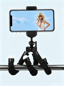 Octopus Tripod Portable Travel Phone Stand Handheld Gimbal Stabilizer Single Tube Macro Selfie Camera Universal Tripod Professional Vlog Desktop Photography Stand - Octopus Tripod - View 6