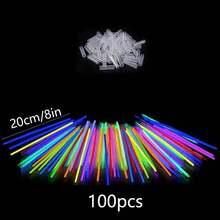 100 piezas de Palos luminosos, adecuados para fiestas, bodas, cumpleaños, conciertos (por favor, doble suavemente para activar) - Multicolor - Ver 9