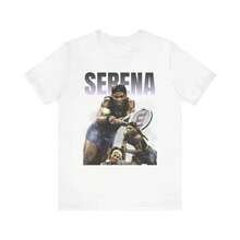 Camiseta Serena Williams: Camiseta de tenis unisex de algodón - Blanco - Ver 1