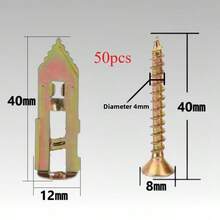 50Pcs/Gypsum Board Expansion Screw, No Punching Into The Percussion Portable Fiber Cement Board Expansion Screw - Screws - View 10