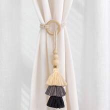 2pcs Bohemian Style Curtain Tiebacks, Tassel Curtain Tiebacks, Curtain Holders, Suitable For Home Decor And Style Enhancement - C-multicolor - View 10