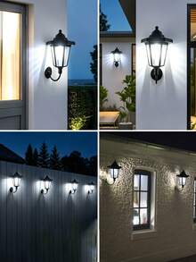 Solar Powered Hexagonal Vintage Wall Light, Bright LED Outdoor Wall Lamp, Suitable For Yard, Corridor, Walkway, Staircase, Garden And Entrance Decoration Lighting - Hexagon Wall Sconce - View 12