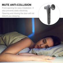 10pcs Silicone Door Handle Suction Cup Protective Covers, Noise Reduction, Anti-Static, Anti-Collision Door Bumpers, Suction Cup Anti-Collision Pads, Suitable For Bedroom, Office, Perfect For Cold Weather Use (Gray, Blue, Yellow) - Multicolor - View 6