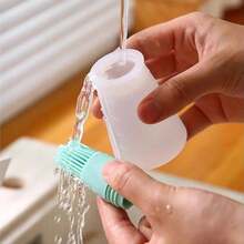 1/2pcs Silicone Oil Brush With Oil Bottle, Heat-Resistant Oiling Brush, Baking Brush, Leak Proof Barbecue, Outdoor, Kitchen Cooking Tools - Multicolor - View 3