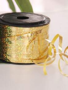 1 Rolle, Roségold Lockenband, geeignet für Geschenkverpackung, Ballonfäden, Hochzeiten, Geburtstage und andere Anlässe glänzende metallische Textur Band, geeignet für Blumensträuße und Blumenverpackungspapier, Valentinstag, Hochzeiten, Geburtstage und andere Anlässe. - mehrfarbig - Übersicht 5