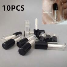 100/47/34/10/1pc Mini Refillable Lip Gloss Tubes - 0.04oz Travel Size Portable Containers With Leak-Proof Rubber Stopper, Empty Lipstick Tubes For DIY Cosmetics And On-The-Go Touch-Ups - Multicolor - View 15
