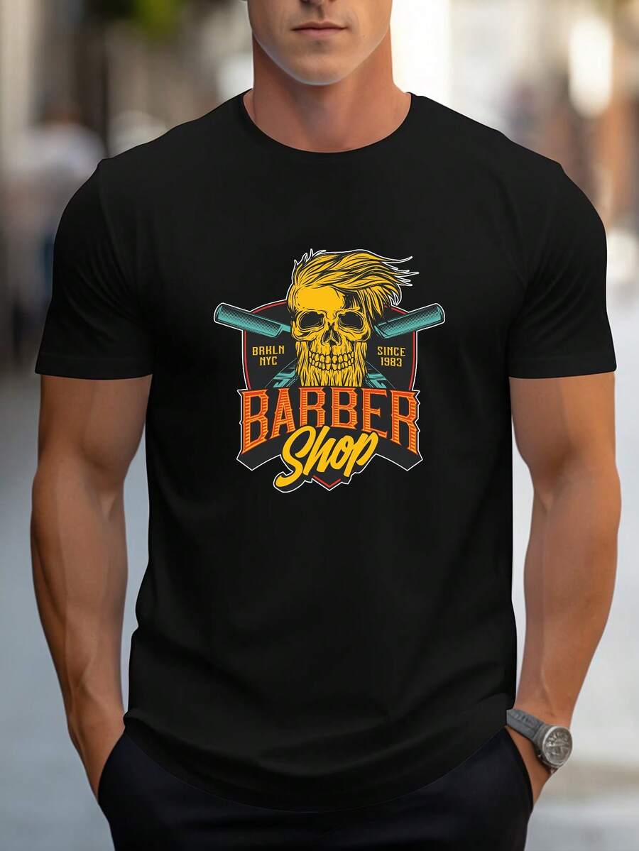 Camisetas de hombre - Negro - Ver 1