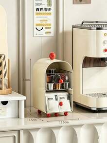 Coffee Station Desktop Tea Bag Storage Box Drawer Style Office Dining Table Organizer Capsule Coffee Storage Rack - Multicolor - View 15