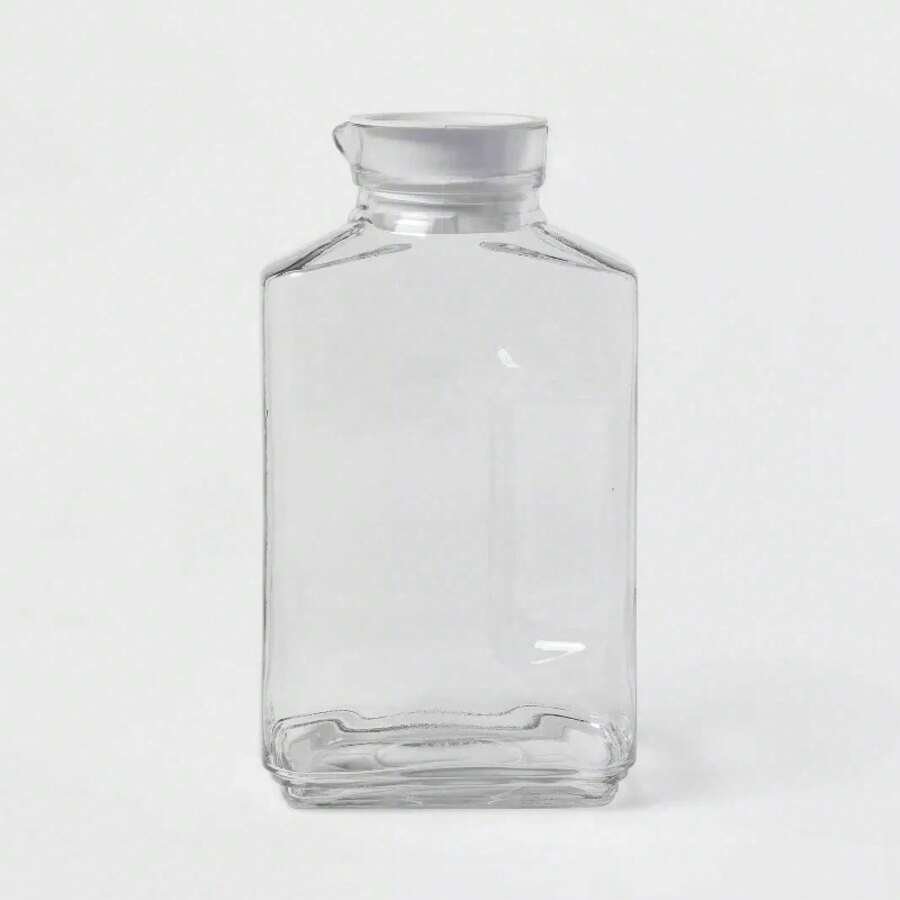 64oz Glass Straight Side Pitcher With Lid - Threshold™ : Dishwasher- Drink & Water Pitcher, Juice Container - 1 - View 1