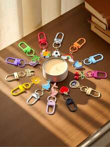 Vibrant Metal Key Chains Hooks 20-100 Pcs Lobster Claw Clasps Gold Swivel Snap Hooks, DIY ,Metal Lobster Clasp Keychain Swivel Lanyards Snap Hooks - Keychain - View 6
