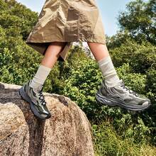 Mizuno 全新 RACER ADV Outdoor 透氣網布登山鞋 中性吸震慢跑鞋 - 綠色/黑色 - 查看 3