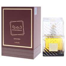 Khamrah Qahwa By Lattafa Unisex EDP 100ml/3.4oz Spray - Rich Roasted Arabic Coffee Blend With Warm Spices, Ginger & Vanilla | Premium Long-Lasting Seductive Exotic Cologne Fragrance | Elegant Luxury Birthday Gift For Men Women - Qahwa - 查看 2