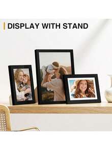 Black Picture Frame Collage Wall Decor, Gallery Wall Set, Engineered Wood & Acrylic, 8x10 5x7 4x6 - 1PC - View 5