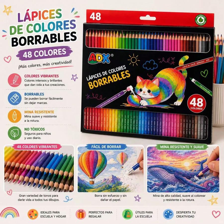 Colored Pencils - 48 COLORS - View 1