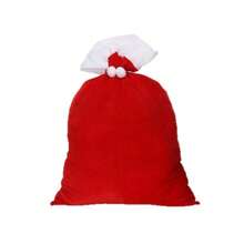 VINCAN Large Drawstring Christmas Gift Bag, Reusable Xmas Storage Sack, Toy Gift Bag, Christmas Decoration, Holiday Party & Gift Wrapping Supplies - Multicolor - View 11