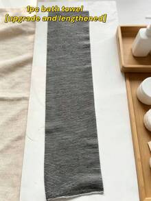 1pc Japanese Style Exfoliating Bath Towel, Extra Long Double-Sided Exfoliating Scrub Cloth, Facial Exfoliating Washcloth, Back Scrubbing Towel, Unisex Body Exfoliating Bath Towel - Multicolor - View 16
