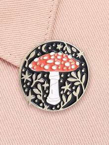 1pc "No Thoughts Only Potato" Enamel Pin, Cute Cartoon Lazy Potato Badge, Fashion Accessory For Clothing And Backpacks, Perfect Gift For Friends - Multicolor - View 5