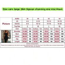 1件女款方領純色優雅梭織布料洋裝，休閒女裝，優雅女士洋裝，夏裝，秋/夏黑色 - 黑色 - 查看 10