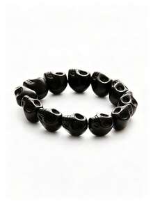 Skull Subculture Punk Gothic Vintage Bracelet, Personalized Couple Style Hot Girl Halloween Jewelry Party Accessory - Multicolor - View 4