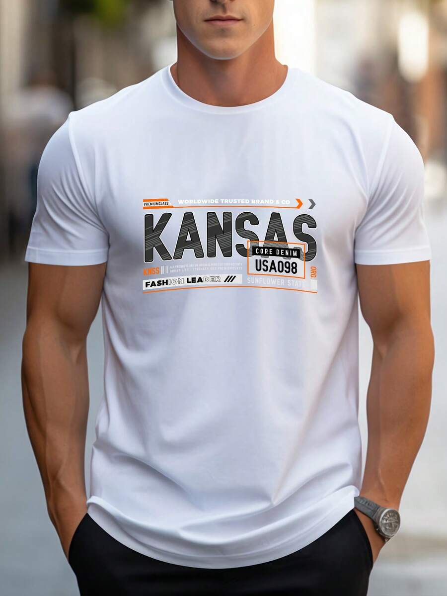 Men T-Shirts - White - View 1