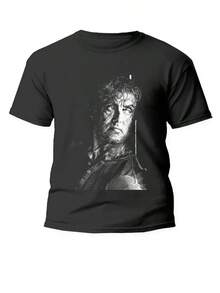 Rambo Last Blood T-Shirt 100% Baumwolle - Schwarz - Übersicht 7