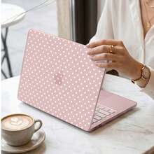 彩色波點藝術圖案筆記本電腦保護殼，相容於 MacBook Neo Air13/Air15 2026 M5 Pro14 Pro13 A3240 A3113 A2681 A3449 A2442 A2779 A2918 A2992 A3112 A3401 A3185 A3434 A3426 A3427 A1932 A2179 A2337 - 查看 11