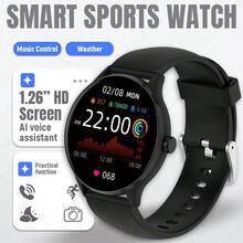 智慧手錶 時尚防水錶帶 心率監測 血壓監測 睡眠功能 智能語音通話 天氣預報 多種運動模式 男女通用運動手錶 - 查看 15