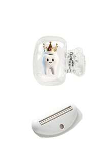 Cartoon Toothbrush Holder - Cute Design For Travel And Home Storage With Transparent Lid, Compact And Portable Design Easy To Carry, Protects Toothbrush Head, Dual Drainage And Ventilation Function, Suitable For Home, Dorm And Travel Use | Cute Toothbrush Head Storage Box Suitable For Bathroom Storage, Suitable For Home And Dorm Use - Multicolor - View 16